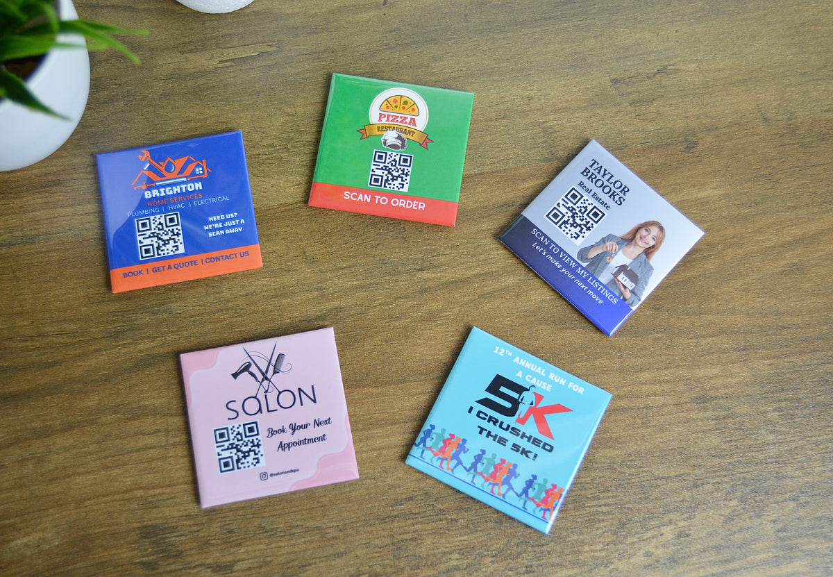Custom 2x2" Business & Event Magnets - Bulk Orders