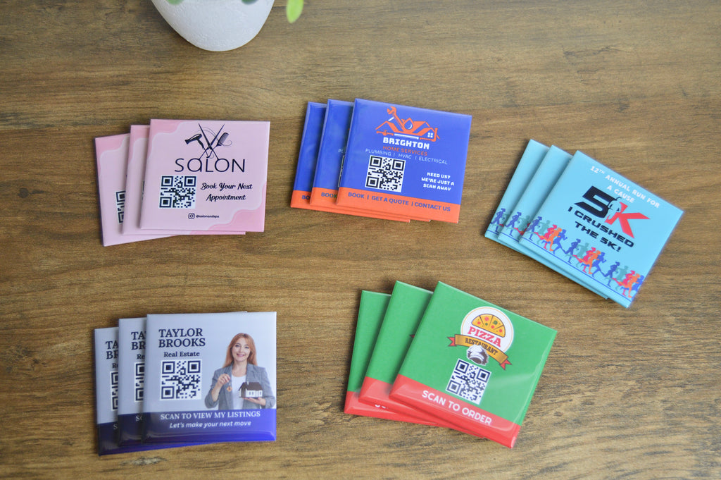 Custom 2x2" Business & Event Magnets - Bulk Orders