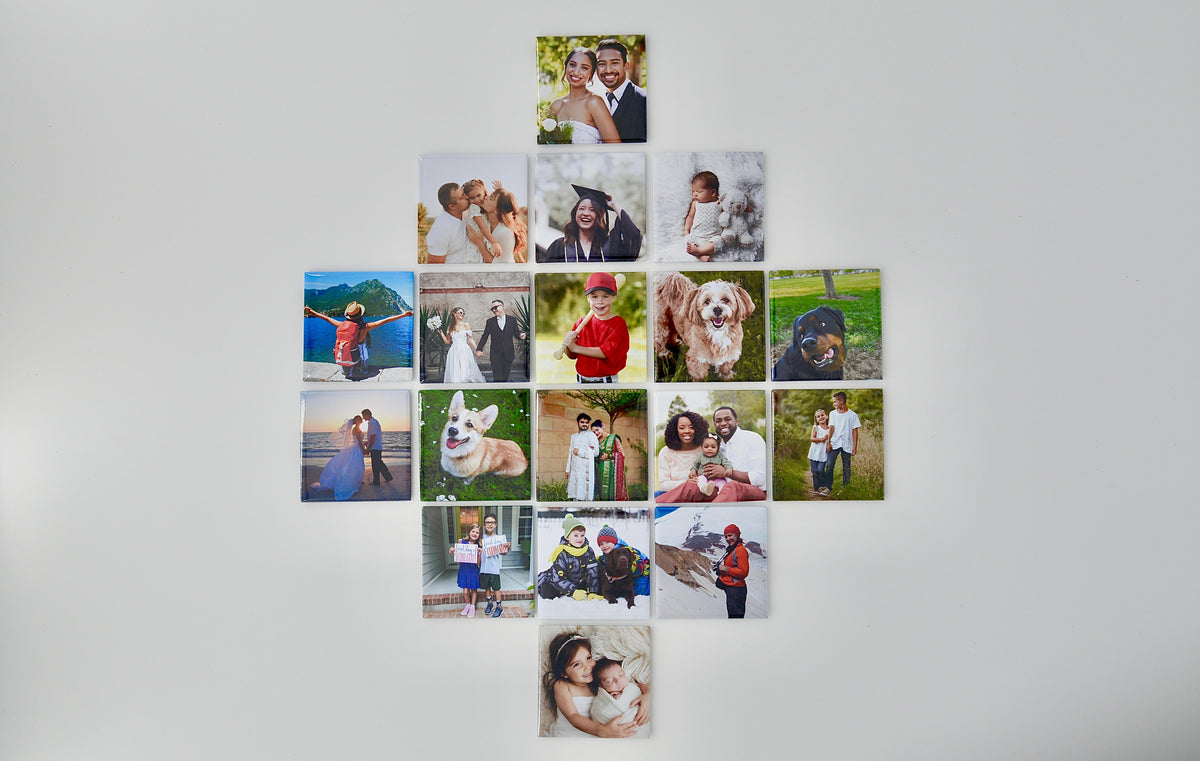 2x2” Custom Photo Magnets - Set of 18