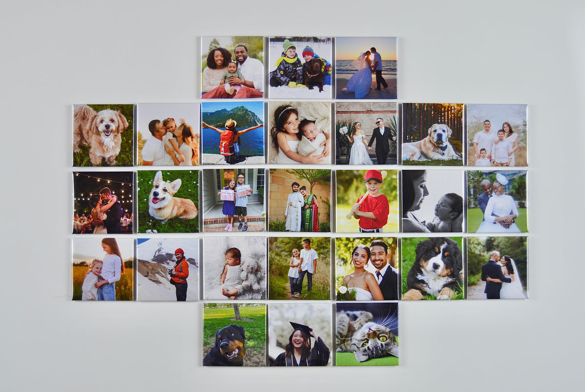 2x2” Custom Photo Magnets - Set of 27